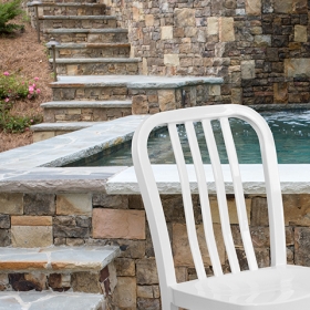 White Indoor-Outdoor Chair