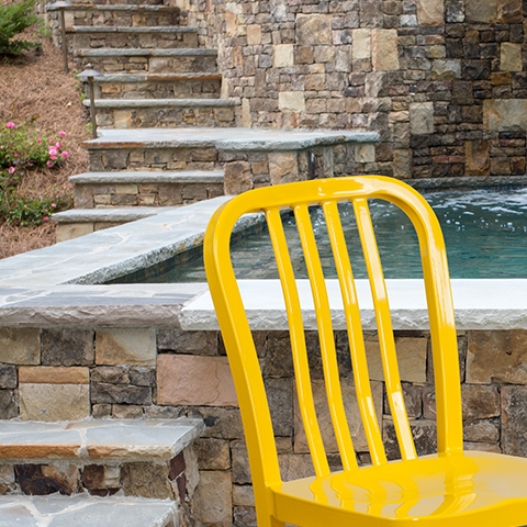 Yellow Indoor-Outdoor Chair