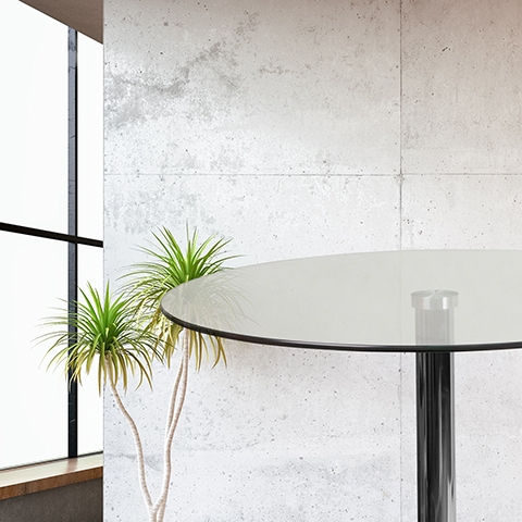 31.5RD Glass Table-29 Base