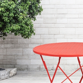 30RD Coral Folding Patio Table