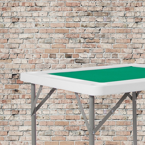 Green Felt Folding Game Table