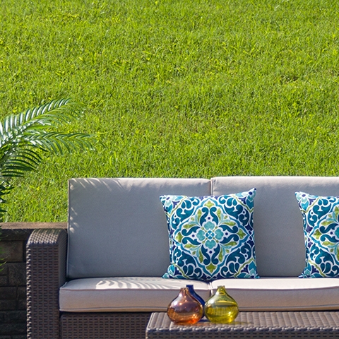 Chocolate Rattan Outdoor Sofa