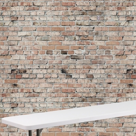 18x96 White Fold Train Table