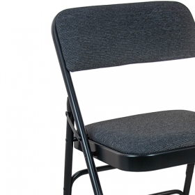 Black Metal Folding Chair