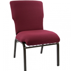 Maroon Church Chair 21