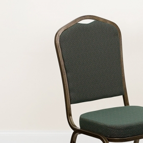 Green Fabric Banquet Chair