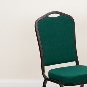 Green Fabric Banquet Chair