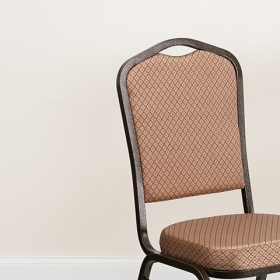 Gold Fabric Banquet Chair
