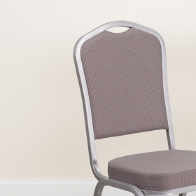 Gray Fabric Banquet Chair