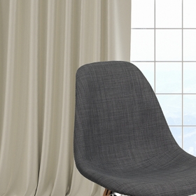 Gray Fabric/Wood Chair