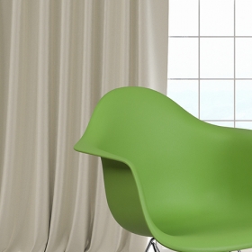 Green Plastic/Chrome Chair