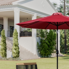 Red Umbrella & Black Base Set