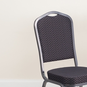 Black Fabric Banquet Chair