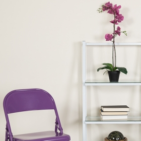 Impulsive Purple Folding Chair