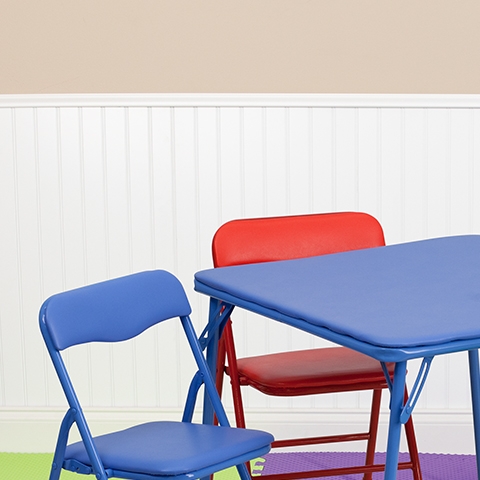 Colorful Kid Folding Table Set