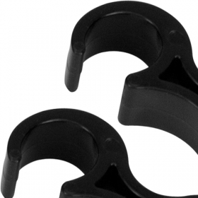 Black Plastic Gang Clips