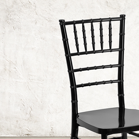 Black Resin Chiavari Chair