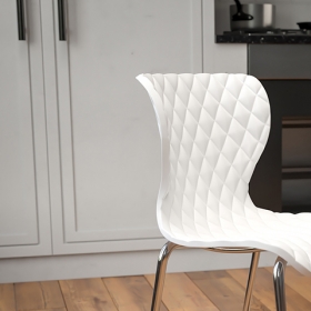 White Plastic Stack Chair