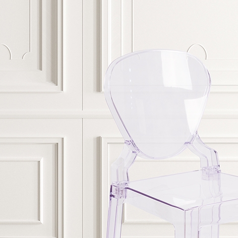 Clear Tear Back Ghost Chair