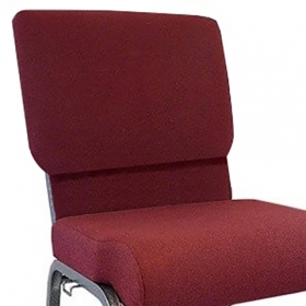 Maroon Church Chair 20.5