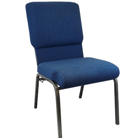 Navy Church Chairs 18.5