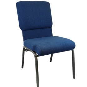 Navy Church Chairs 18.5