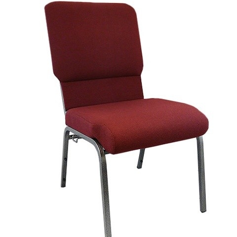 Maroon Church Chairs 18.5