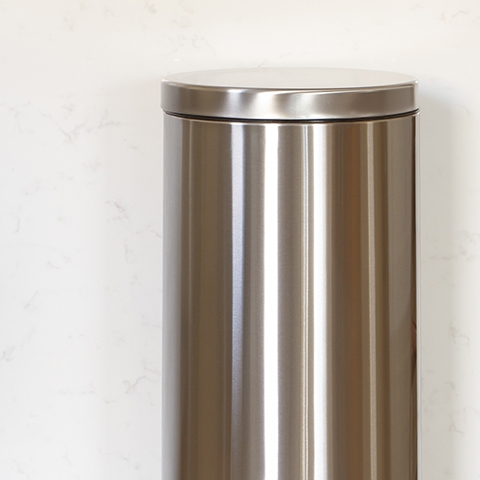 7.9 GAL Stainless Trash Can