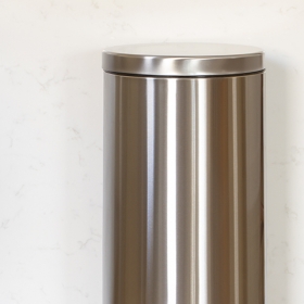 7.9 GAL Stainless Trash Can