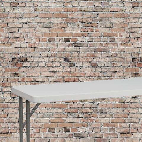 18x60 White Fold Train Table