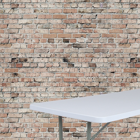 30x60 White Plastic Fold Table