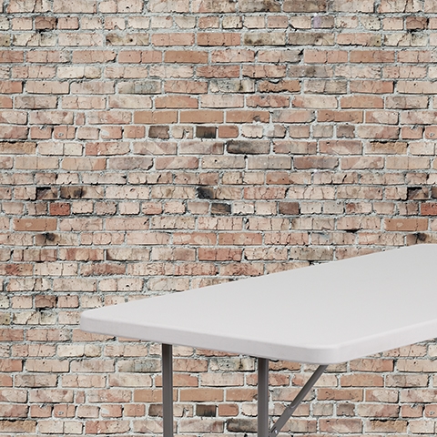 30x60 White Plastic Fold Table