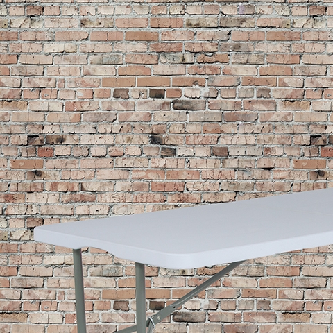 30x60 White Plastic Fold Table