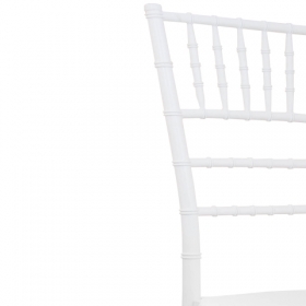 White Resin Chiavari Chair