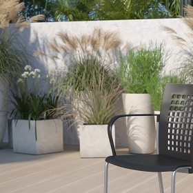 Black Plastic Stack Chair
