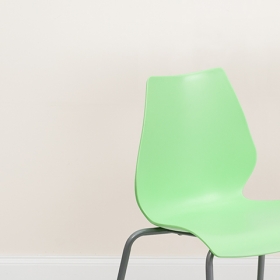 Green Plastic Stack Chair