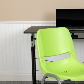 Green Shell Stack Chair