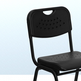 Black Plastic Stack Chair