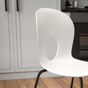 White Plastic Stack Chair