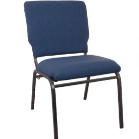 Navy Church Chairs 18.5