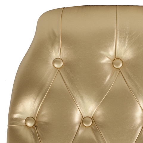 Gold Vinyl Cushion