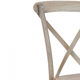 Driftwood X-Back Chair