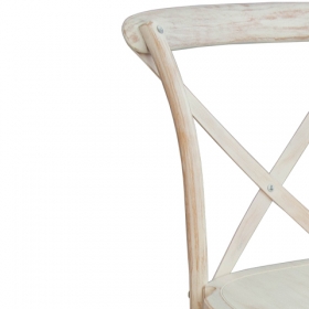 Lime Wash X-Back Chair