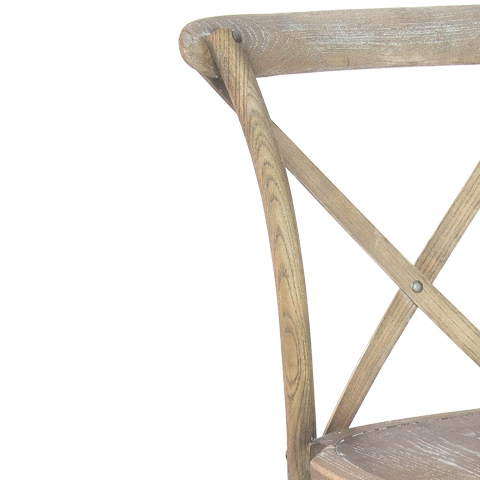 Medium Natural X-Back Chair