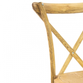 Natural X-Back Chair