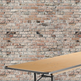 30x96 Wood Fold Table-Met Edge