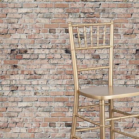 Gold Wood Chiavari Barstool