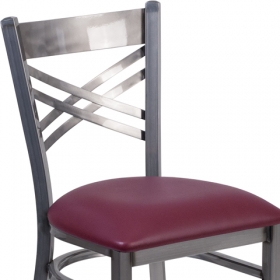 Clear X Chair-Burg Seat