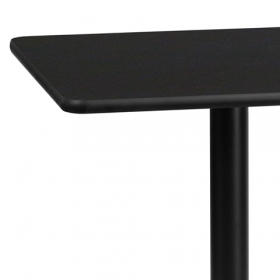 24SQ Black Table-18RD Base