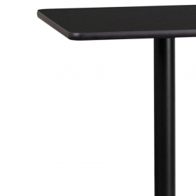 24SQ Black Table-18RD Base